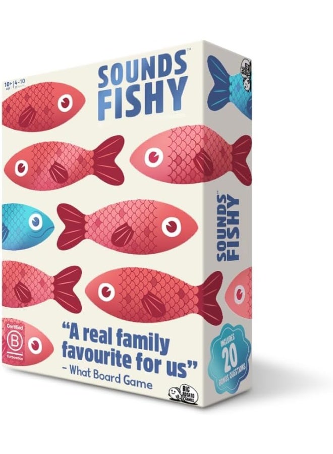 BIG POTATO Sounds Fishy – Fast-Paced Bluffing Party Game for Kids 10+ & Adults | Fun Family Trivia Board Game for Quick Thinking & Lying - Image 1